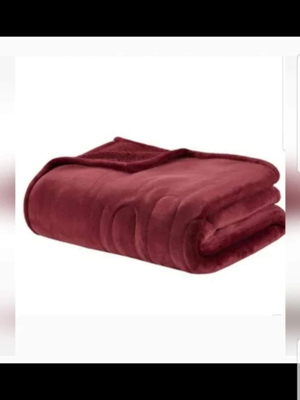 NEW! Woolrich Red and White Reversible Sherpa Throw Blanket NWT